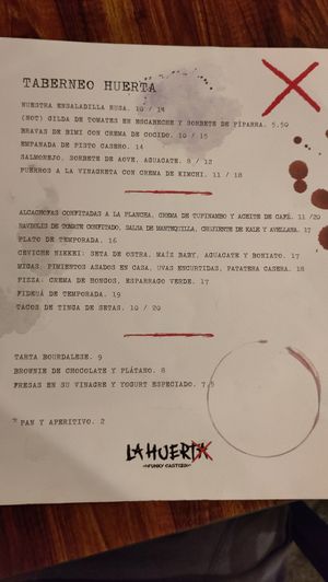  at La Huerta Funky Castizo in Madrid