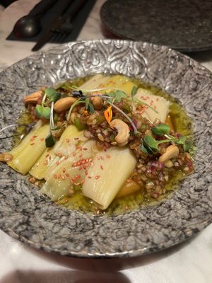 Puerros  at La Huerta Funky Castizo in Madrid