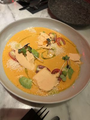 Salmorejo  at La Huerta Funky Castizo in Madrid