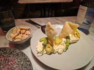 Ensaladilla rusia at La Huerta Funky Castizo in Madrid