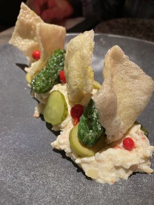 Ensaladilla  at La Huerta Funky Castizo in Madrid