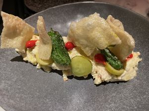 Ensaladilla  at La Huerta Funky Castizo in Madrid