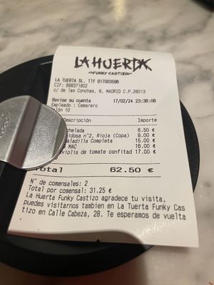 Bill  at La Huerta Funky Castizo in Madrid