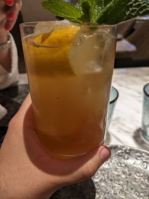 Lemonade at La Huerta Funky Castizo in Madrid