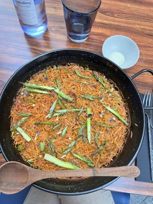 Seasonal Fideua   at La Huerta Funky Castizo in Madrid