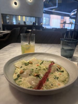 Ravioli  at La Huerta Funky Castizo in Madrid