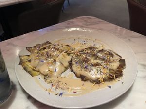 Alcachofas  at La Huerta Funky Castizo in Madrid