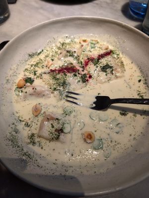 Stuffed pasta at La Huerta Funky Castizo in Madrid