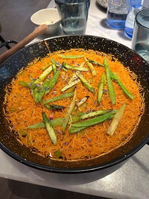 Fideuá at La Huerta Funky Castizo in Madrid