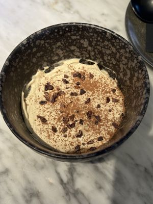 Tiramisu  at La Huerta Funky Castizo in Madrid