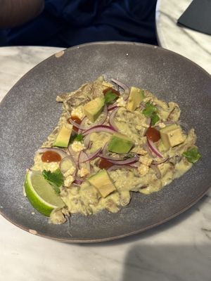 Ceviche  at La Huerta Funky Castizo in Madrid