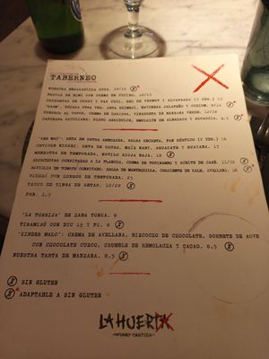  at La Huerta Funky Castizo in Madrid