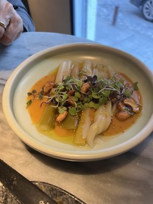 Leek  at La Huerta Funky Castizo in Madrid