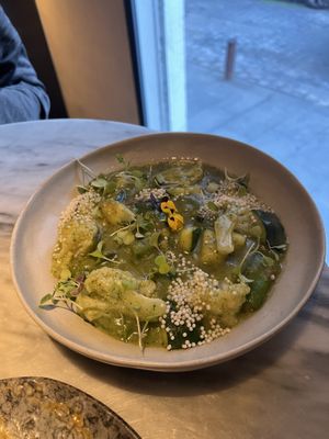 Cauliflower  at La Huerta Funky Castizo in Madrid