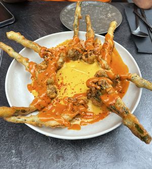 Bimi Bravas 18€  at La Huerta Funky Castizo in Madrid