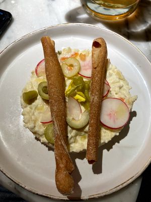 Ensaladilla rusa at La Huerta Funky Castizo in Madrid