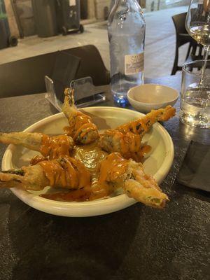 Fried Brokkoli Sticks 🥦  at La Huerta Funky Castizo in Madrid