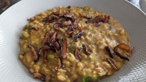 Star of the show -- EXCELLENT risotto at Maple Ave Restaurant in Vienna