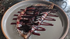 Crepe was quite good -- wish it was a little bigger at Maple Ave Restaurant in Vienna