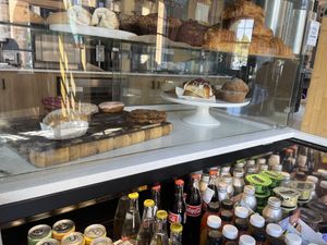 vegan pastries (bottom row)   at Bird Rock in San Diego