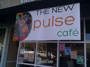 Signage at Pulse Cafe in Santa Monica