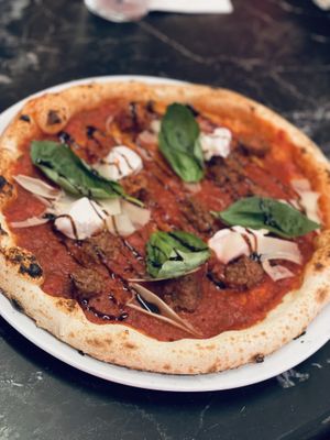 Meatball pizza   at Pizza Punks in Liverpool