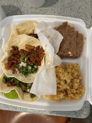 Al pastor meal  at Comalli Authentic Mexican in Dublin