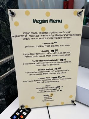 Menu  at Comalli Authentic Mexican in Dublin