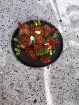 Oyster wings at Yafo in Bristol