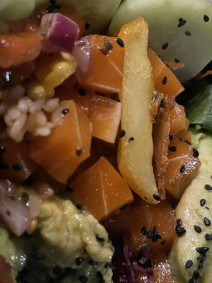 Plant based salmon  at Copper Branch - Nimes in Nimes