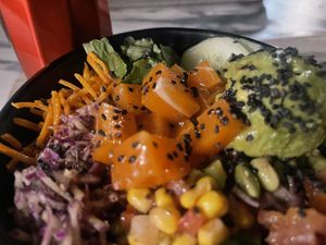 Plant based Salmon. Amazing!!  at Copper Branch - Nimes in Nimes