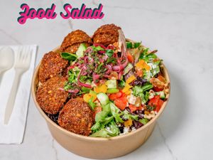 Market Greens, Cucumber, Tomato, Feta Cheese, Parsley&Onion, Apricot, Walnuts at ZOOD in Newport Beach