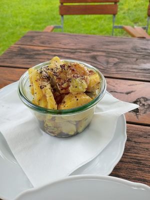Kartoffelsalat at Gartenlokal Elbeglück in Lenzerwische