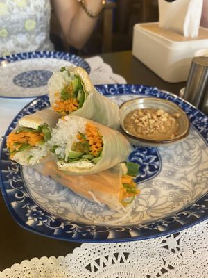 Summer rolls   at Hoi An Pho in Doha