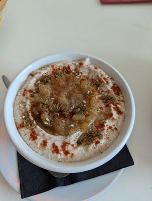 Bean dip at Vegasmo in Brasov