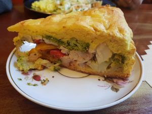 Quiche at Tibetas Virtuve - Ajurveda Kafejnica in Riga