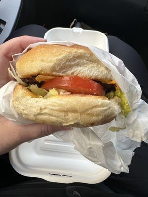 Vegan burgerr  at Bit Of Britain in Upper Coomera
