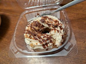 S'mores donut at Monster Baby Donuts - Pop up in Columbus