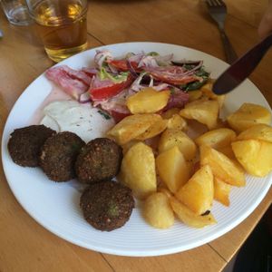 falafel  at Vega in Wroclaw