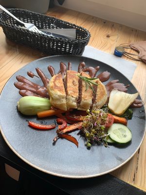 No-beef wellington at Vega in Wroclaw