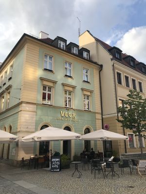 Front entrance at Vega in Wroclaw