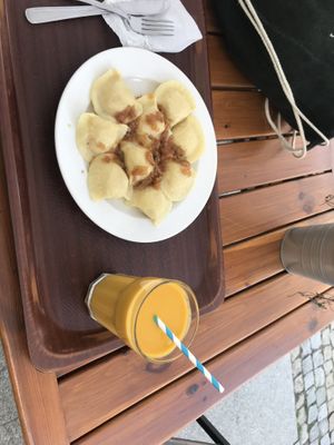 Pierogis at Vega in Wroclaw