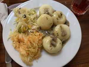 Hearty lunch  at Vega in Wroclaw