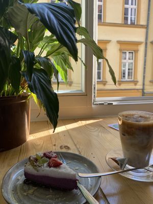 Nerkownik i kawa mrożona  at Vega in Wroclaw