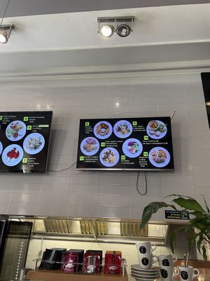 Menu  at Vega in Wroclaw