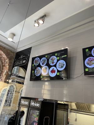 Menu  at Vega in Wroclaw