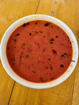 Barszcz / borschtsch  at Vega in Wroclaw