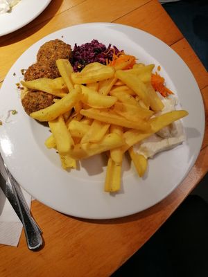 Falafel & Pommes at Vega in Wroclaw