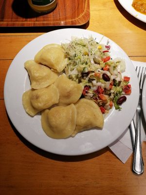 Dumplings at Vega in Wroclaw