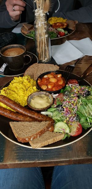 Englisch Breakfast which is incredible. at Vega in Wroclaw